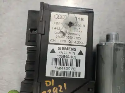 Pezzo di ricambio per auto di seconda mano motore alzacristalli anteriore sinistro per audi a4 b6 (8e2) 1.9 tdi riferimenti oem iam 9700105990 105840103 siemens 8e1959801h