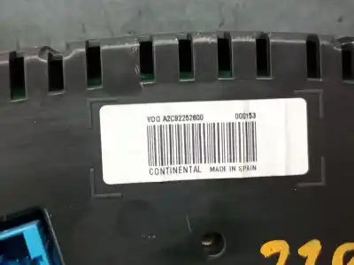 Second-hand car spare part dashboard for seat altea xl (5p5, 5p8) 1.6 lpg oem iam references 5p0920809  5p0920809