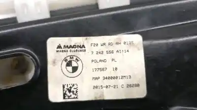 Автозапчастина б/у регулятор скла заднього правого для bmw 1 (f20) 116 d посилання на oem iam 7242556  51357281884
