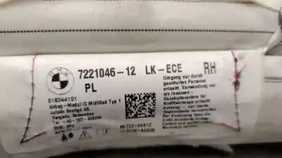 Автозапчасти б/у правая боковая подушка безопасности за bmw 1 (f20) 116 d ссылки oem iam 7221046 618344101 autoliv 72127221046