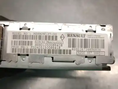 İkinci el araba yedek parçası ses sistemi / radyo cd için renault modus / grand modus (f/jp0_) 1.4 (jp01, jp0j) oem iam referansları 8200357388  8200357388