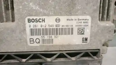 Second-hand car spare part ecu engine control for opel astra h gtc (a04) 1.9 cdti (l08) oem iam references 55198921 0281012548 bosch 