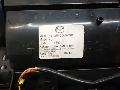 Автозапчасти б/у многофункциональный дисплей за mazda 6 hatchback (gg) 2.3 (gg3s) ссылки oem iam gr4c66dv002  g31n66ev002
