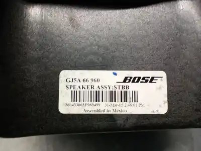 Second-hand car spare part speaker for mazda 6 hatchback (gg) 2.3 (gg3s) oem iam references gj5a66960  gj5a66960