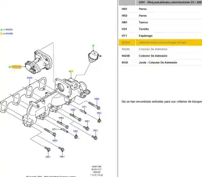 Second-hand car spare part egr valve for ford c-max (dm2) 1.8 tdci oem iam references   