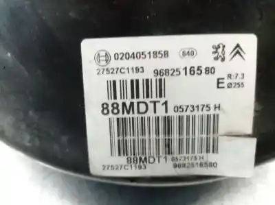 Second-hand car spare part brake servo for peugeot 308 sw i (4e_, 4h_) 1.6 hdi oem iam references 9682516580 0204051858 bosch 4535ac
