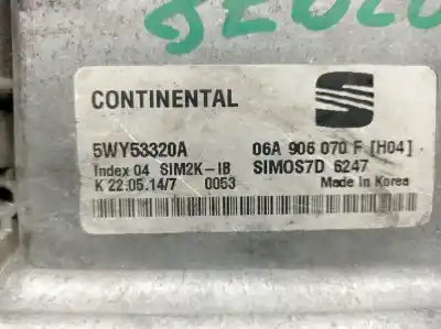 Second-hand car spare part ecu engine control for seat altea xl (5p5, 5p8) 1.6 lpg oem iam references 06a906070f  06a906070f