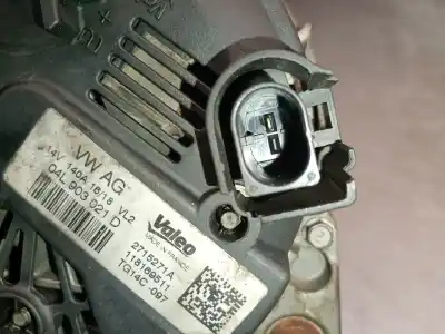 Автозапчастина б/у генератор для seat leon (5f1) 1.6 tdi посилання на oem iam 04l903021d 2715271a valeo 04l903024t