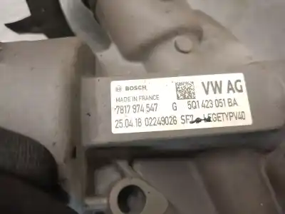 Автозапчастина б/у рульмова рейка для seat leon (5f1) 1.6 tdi посилання на oem iam 5q1423051ba 7817974547 zf 5q1423055m