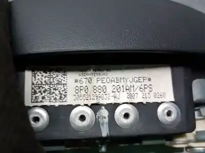 Автозапчастина б/у передня ліва подушка безопасности для audi a3 (8p1) 1.9 tdi посилання на oem iam 8p0880201am  8p0880201al