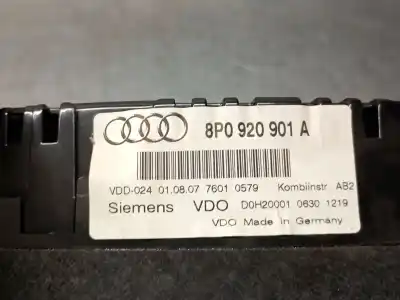 Peça sobressalente para automóvel em segunda mão quadrante por audi a3 (8p1) 1.9 tdi referências oem iam 8p0920901a  8p0920901dx