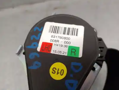Peça sobressalente para automóvel em segunda mão cinto de segurança dianteiro direito por seat mii (kf1, ke1) 1.0 referências oem iam 1s3857706c  1s3857706c