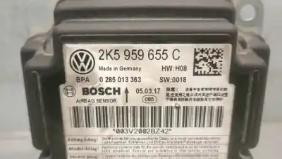 Автозапчасти б/у блок управления подушками безопасности за vw caddy alltrack furgoneta/monovolumen (saa) 2.0 tdi 4motion ссылки oem iam 2k5959655c 028513363 bosch 