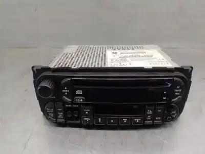 Second-hand car spare part audio system / radio cd for chrysler voyager (rg) 2.5 crd cat oem iam references p04858543ag