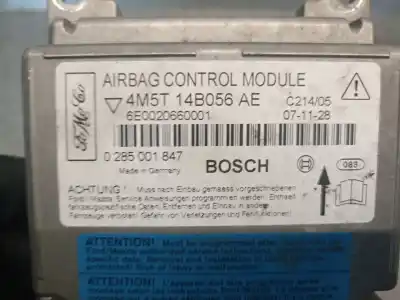 Автозапчасти б/у блок управления подушками безопасности за ford c-max (dm2) 1.8 tdci ссылки oem iam 4m5t14b056ae 0285001847 bosch 4m5t14b056ae
