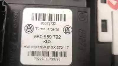 Автозапчастина б/у регулятор переднього правого скла для vw caddy alltrack furgoneta/monovolumen (saa) 2.0 tdi 4motion посилання на oem iam 5k0959792  2k5837462
