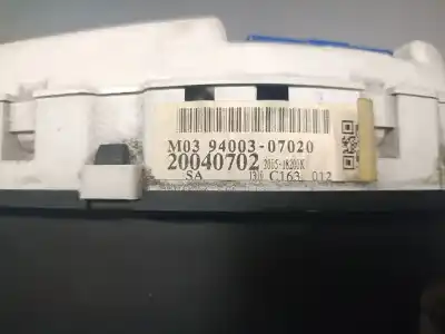 Peça sobressalente para automóvel em segunda mão quadrante por kia picanto i (sa) 1.1 referências oem iam 9400307020  9400307020