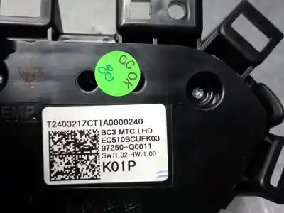 Автозапчасти б/у климат-контроль за hyundai i20 iii (bc3, bi3) 1.0 t-gdi hybrid 48v ссылки oem iam 97250q0011  97250q0011