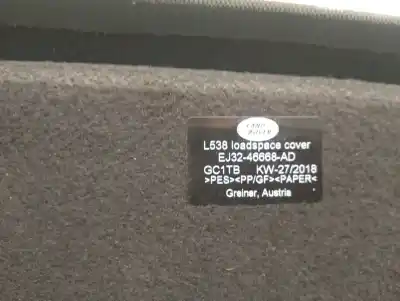 Second-hand car spare part parcel shelf for land rover range rover evoque (l538) 2.0 d 4x4 oem iam references ej3246668ad  ej3246668ad