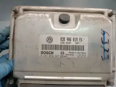 Автозапчастина б/у ебу контролер двигуна для seat leon (1m1) 1.9 tdi syncro посилання на oem iam 038906019fk 0281010687 bosch 