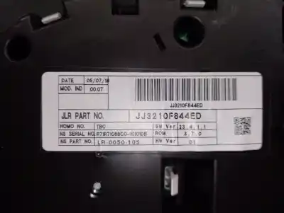 Автозапчастина б/у панель інструментів для land rover range rover evoque (l538) 2.0 d 4x4 посилання на oem iam 16d1525la9  lr108898