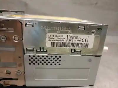 Second-hand car spare part audio system / radio cd for opel meriva a monospace (x03) 1.7 cdti (e75) oem iam references 13167830  