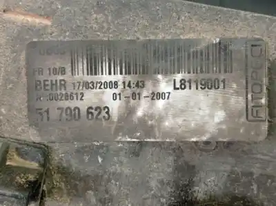 Peça sobressalente para automóvel em segunda mão intercooler por peugeot bipper (aa_) 1.4 hdi referências oem iam 51790623 l8119001 behr 0384l7