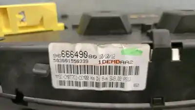 Pezzo di ricambio per auto di seconda mano pannello degli strumenti per peugeot 308 sw i (4e_, 4h_) 1.6 hdi riferimenti oem iam 9666649080 503001550339 9666649080