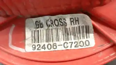 Автозапчасти б/у правая задняя противотуманная фонарь за hyundai i20 ii (gb, ib) 1.0 t-gdi ссылки oem iam 92406c7200  92406c7200