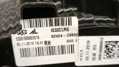 Автозапчасти б/у правый задний фонарь за hyundai i20 ii (gb, ib) 1.0 t-gdi ссылки oem iam 92404c8600  92404c8600