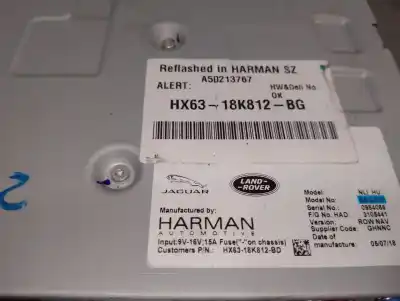 Автозапчасти б/у gps-навигационная система за land rover range rover evoque (l538) 2.0 d 4x4 ссылки oem iam hx6318k812bg  lr116705