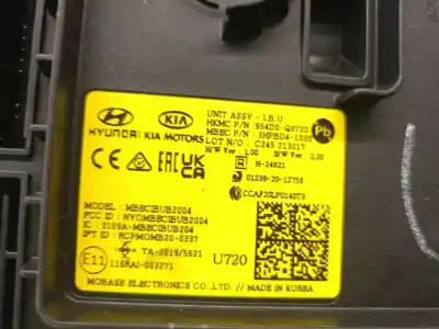 Peça sobressalente para automóvel em segunda mão módulo eletrônico por hyundai i20 iii (bc3, bi3) 1.0 t-gdi hybrid 48v referências oem iam mbecibub2004  954d0q0720