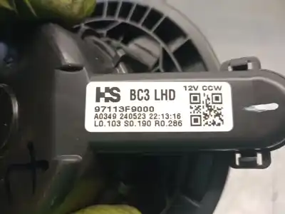 İkinci el araba yedek parçası isitma motor için hyundai i20 iii (bc3, bi3) 1.0 t-gdi hybrid 48v oem iam referansları hyundai i20 iii ( bc3, bi3) 1.0 t gdi hybrid 48v  97113f9000