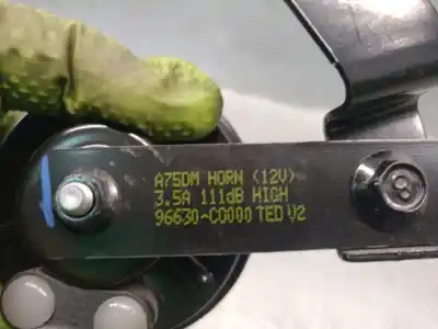İkinci el araba yedek parçası boynuz için hyundai i20 iii (bc3, bi3) 1.0 t-gdi hybrid 48v oem iam referansları 96630c  hyundai i20 iii ( bc3, bi3) 1.0 t gdi hybrid 48v