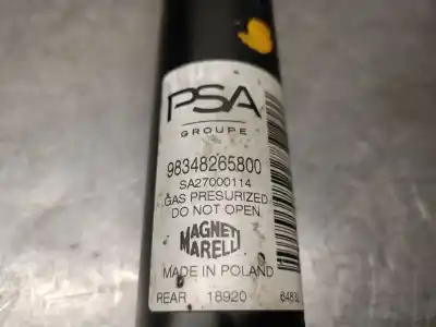Автозапчастина б/у амортизатор задній лівий для peugeot 208 ii (ub_, up_, uw_, uj_) 1.2 puretech 100 посилання на oem iam 98348265800 sa27000114 magneti marelli 9831186680