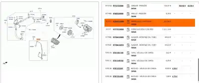 Автозапчасти б/у трубы кондиционирования воздуха за hyundai i20 iii (bc3, bi3) 1.0 t-gdi hybrid 48v ссылки oem iam 97762q0000