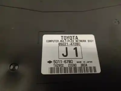 Автозапчастина б/у перевір блоку управління для toyota prius (_w3_) 1.8 hybrid (zvw3_) посилання на oem iam 8922147280  