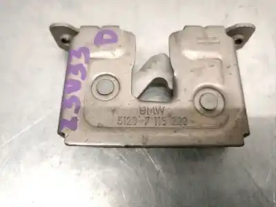 Second-hand car spare part bonnet lock for bmw 1 (e87) 118 d oem iam references 51237115229  51237008755