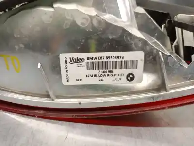 Second-hand car spare part right tailgate light for bmw 1 (e87) 118 d oem iam references 7164956  