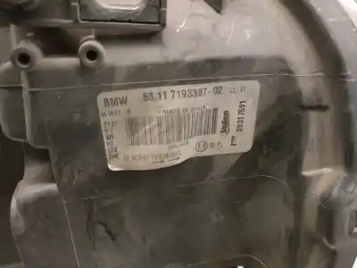 Second-hand car spare part left headlight for bmw 1 (e87) 118 d oem iam references 63117193387  63117193387