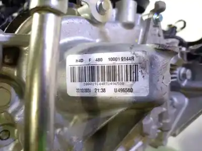 Second-hand car spare part complete engine for dacia duster (hm_) 1.0 tce 90 oem iam references h4df480 u496580 8201733030