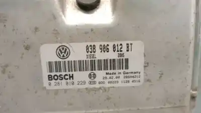 Автозапчасти б/у блок управления двигателем за seat leon (1m1) 1.9 tdi ссылки oem iam 038906012bt 0281010229 bosch 