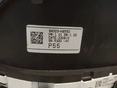 Peça sobressalente para automóvel em segunda mão quadrante por kia stonic (yb) 1.2 cvvt referências oem iam 94003h8550  94003h8550