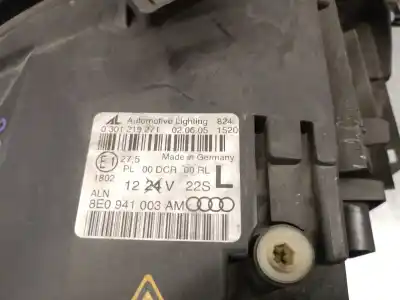 Автозапчастина б/у ліва фара для audi a4 b7 (8ec) 2.5 tdi посилання на oem iam 8e0941003am  8e0941029at