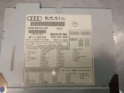 Second-hand car spare part audio system / radio cd for audi a4 b7 (8ec) 2.5 tdi oem iam references 8e0035192d  8e0035192s