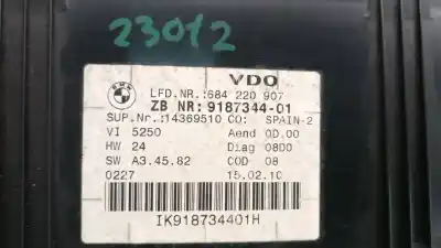 Peça sobressalente para automóvel em segunda mão quadrante por bmw 3 coupé (e92) 320 d referências oem iam 9187344 a2c53283617 siemens vdo 62109316152