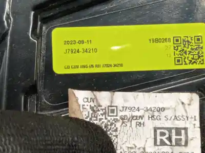 Автозапчасти б/у правый задний фонарь за kia xceed (cd) 1.0 t-gdi ссылки oem iam 92404j7350 j792434210 92403j7350
