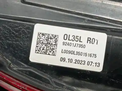 Second-hand car spare part left tailgate light for kia xceed (cd) 1.0 t-gdi oem iam references 92401j7350 j72431200 92401j7350
