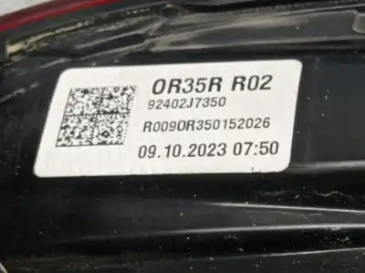 Автозапчасти б/у правый задний фонарь за kia xceed (cd) 1.0 t-gdi ссылки oem iam 92402j7350 j792432200 92402j7350