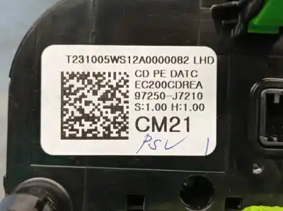 Автозапчасти б/у климат-контроль за kia xceed (cd) 1.0 t-gdi ссылки oem iam 97250j7210 ec200cdrea 97250j7210